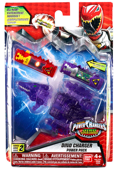 Power Rangers Dino Super Charge Series 2 Translucent Dark Purple Dino ...