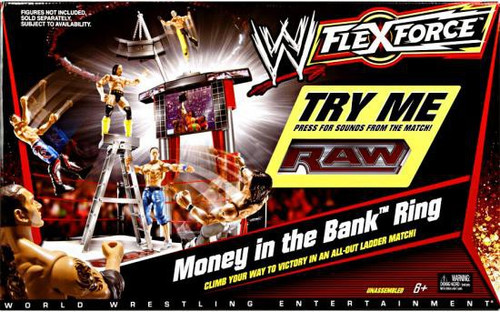 the action wwe in match figure bank money Bank FlexForce in Wrestling Money Ring Action WWE the