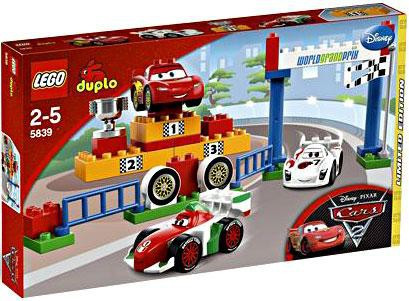 LEGO Disney Cars Duplo Cars 2 World Grand Prix Exclusive 