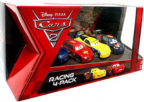 Disney Cars Cars 2 Multi-Packs Racing 4-Pack Exclusive 155 Diecast Car