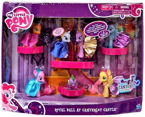 My Little Pony Royal Ball at Canterlot Castle Exclusive Figure Set Hasbro Toys - ToyWiz