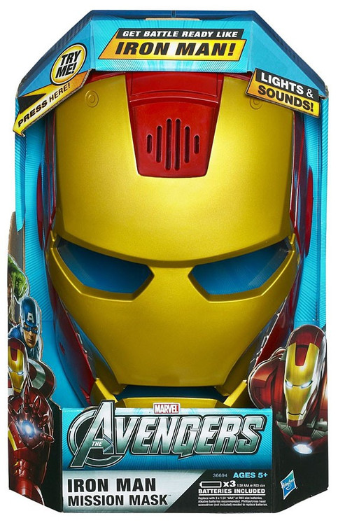 Marvel Avengers Iron Man Mission Mask Hasbro Toys - ToyWiz