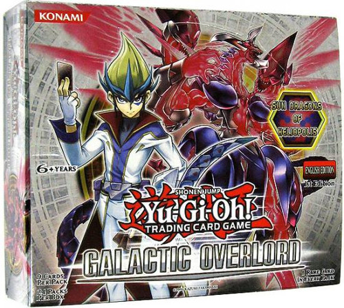 YuGiOh Galactic Overlord Booster Box 24 Packs Sealed Konami - ToyWiz