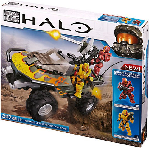 Mega Bloks Halo UNSC Flame Warthog Set 97449 - ToyWiz