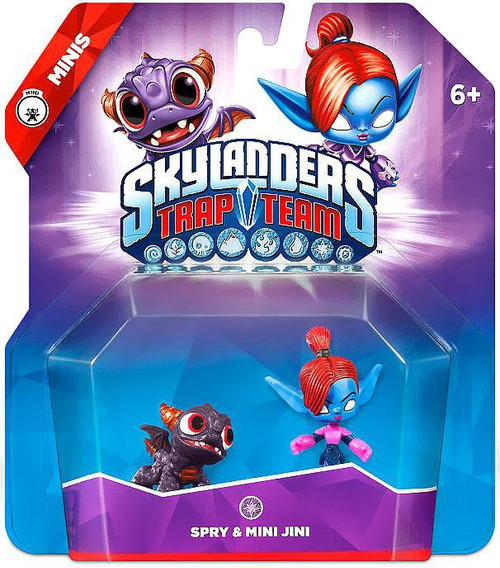 Skylanders Trap Team Minis Spyro Mini Jini Figure 2-Pack Activision ...