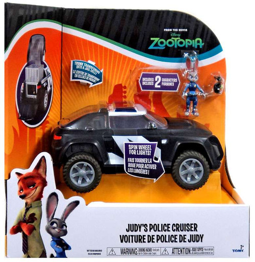 Disney Zootopia Judys Police Cruiser Vehicle Figure TOMY - ToyWiz