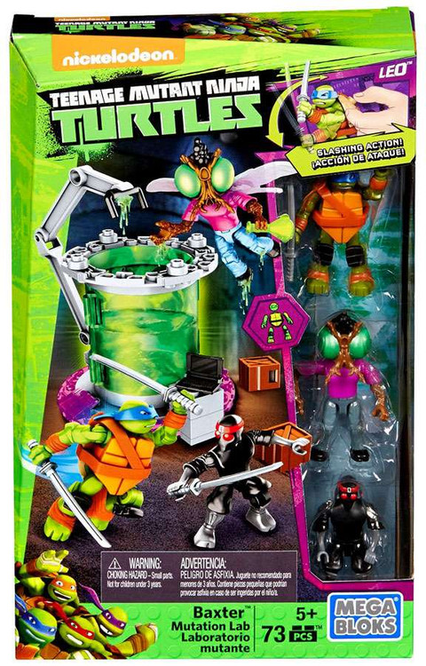 Mega Bloks Teenage Mutant Ninja Turtles Animation Baxter Mutation Lab ...