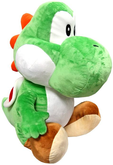 large stuffed yoshi