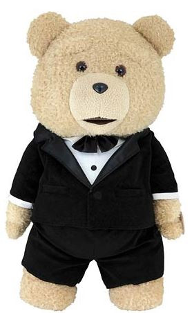 teddy bear with tuxedo