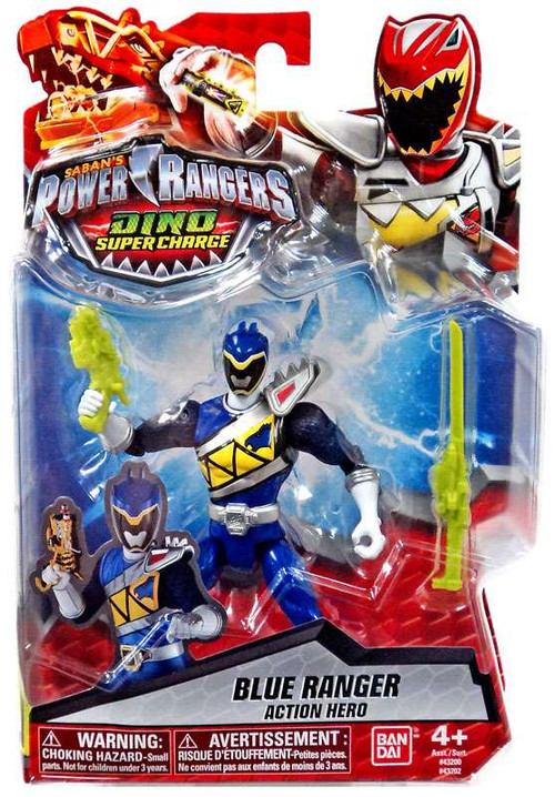 Power Rangers Dino Super Charge Blue Ranger Action Hero 5 Action Figure ...