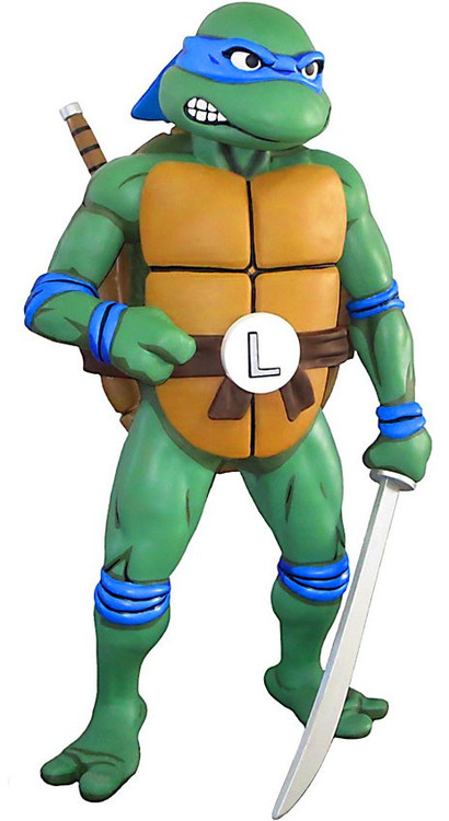NECA Teenage Mutant Ninja Turtles LifeSize Scale Leonardo