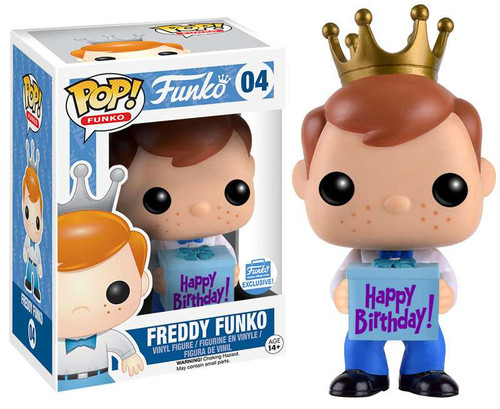 Funko POP Funko Freddy Funko Exclusive Vinyl Figure 04 Happy Birthday - ToyWiz
