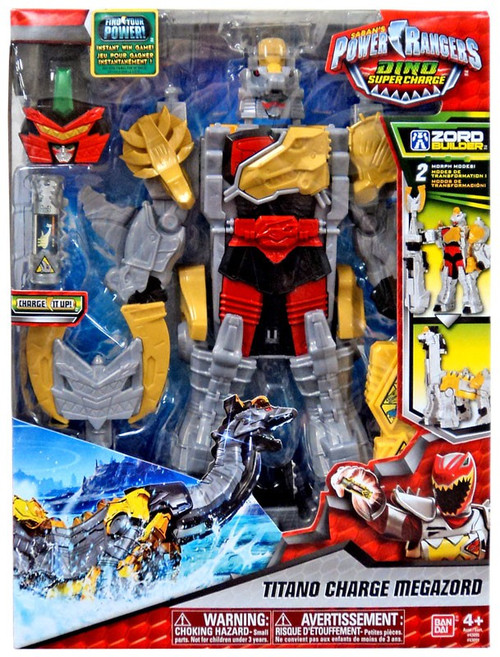 Power Rangers Dino Super Charge Titano Charge Megazord Action Figure Bandai - ToyWiz