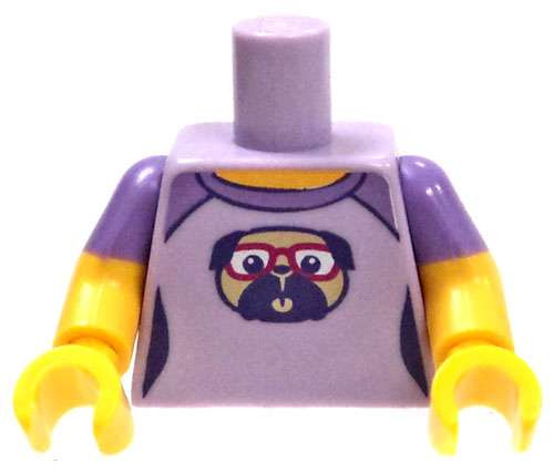 lego pug minifigures lego minifigure parts lavender sleeved shirt with pug torso toywiz lego pug minifigures lego minifigure parts lavender sleeved shirt with pug torso toywiz