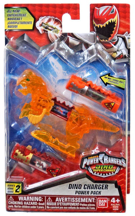 Power Rangers Dino Super Charge Series 2 Translucent Orange Dino ...