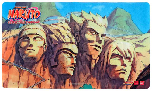 Naruto Card Game Hokage Rock Play Mat Bandai - ToyWiz