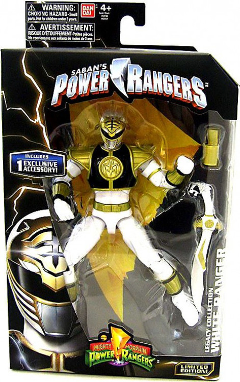 Power Rangers Mighty Morphin Legacy Build A Megazord White Ranger ...