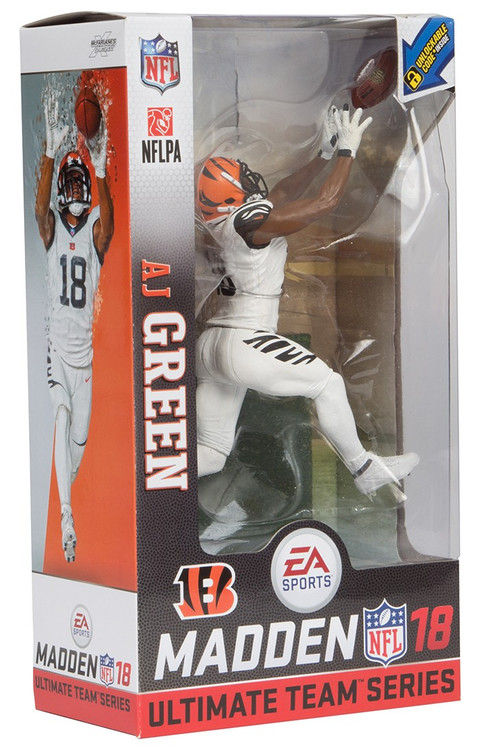 ups at package how hold to 18 EA Sports Madden Toys McFarlane Cincinatti NFL Bengals