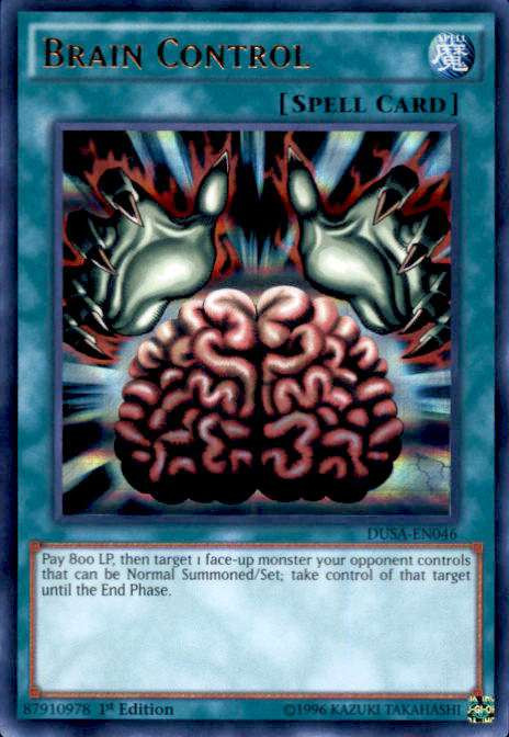 YuGiOh Duelist Saga Single Card Ultra Rare Brain Control ...