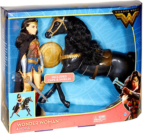 wonder woman and horse toy