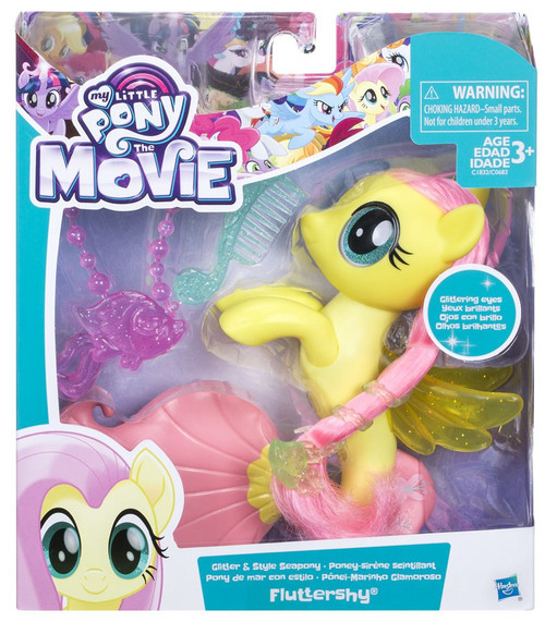 My Little Pony The Movie Fluttershy Glitter Seapony 6 