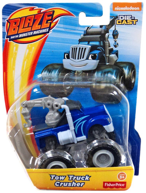 Fisher Price Blaze the Monster Machines Nickelodeon Tow Truck Crusher ...