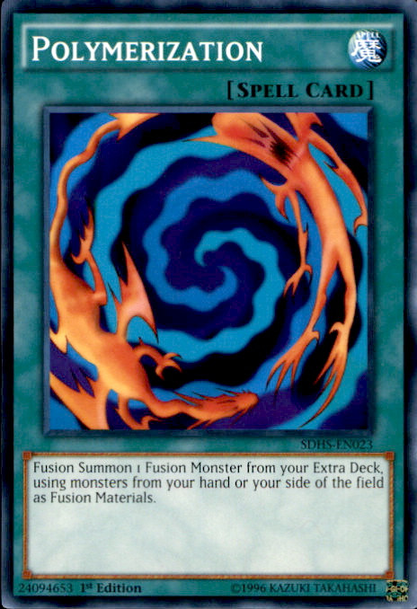 yugioh hero strike structure deck single card common polymerization process
