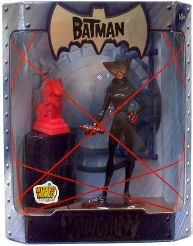 The Batman Catwoman Exclusive Action Figure Pink Fuzzy Statue Variant
