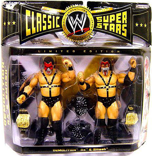 WWE Wrestling Classic Superstars Series 5 Demolition Ax Smash Exclusive ...