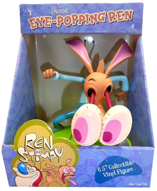 NickToons Ren Stimpy EyePopping Ren 6.5 Vinyl Figure Sababa Toys ToyWiz