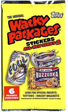 Wacky Packages Wacky Packages Series 2 Trading Card Sticker Pack Topps ...