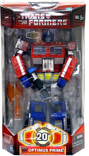 target figure optimus action prime Classics Battle Damaged 20th Transformers Anniversary