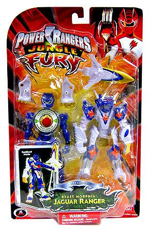 Power Rangers Jungle Fury Battlized Beast Morphin Jaguar Ranger Action ...