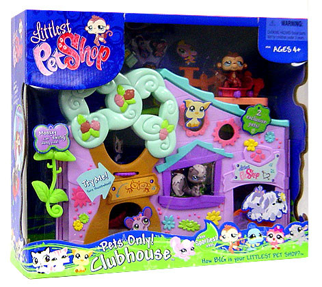 Littlest Pet Shop Pets Only Clubhouse Exclusive Playset Hasbro Toys - ToyWiz
