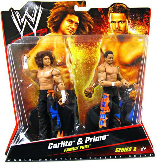 WWE Wrestling Series 2 Carlito Primo Action Figure 2Pack Mattel Toys