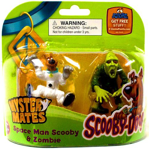 Scooby Doo Mystery Mates Space Man Scooby Zombie Mini Figure 2-Pack ...