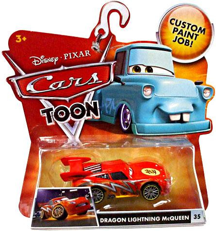 Disney Cars Cars Toon Main Series Dragon Lightning McQueen 155 Diecast ...