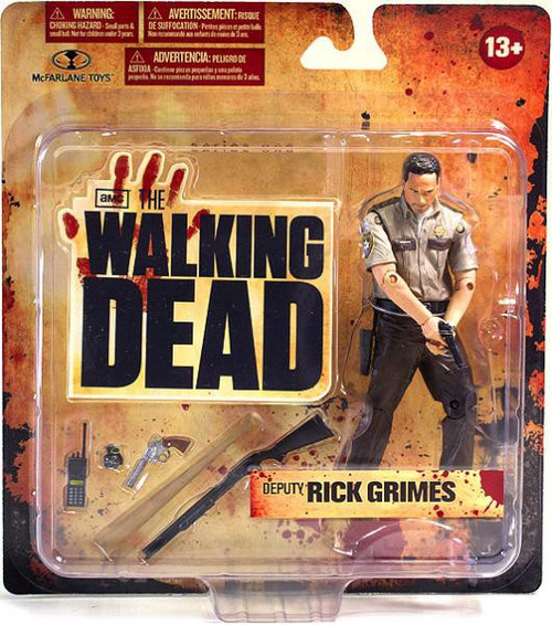 grimes rick figure action 1 series AMC McFarlane Dead Toys TV Deputy Walking Rick 1 Series