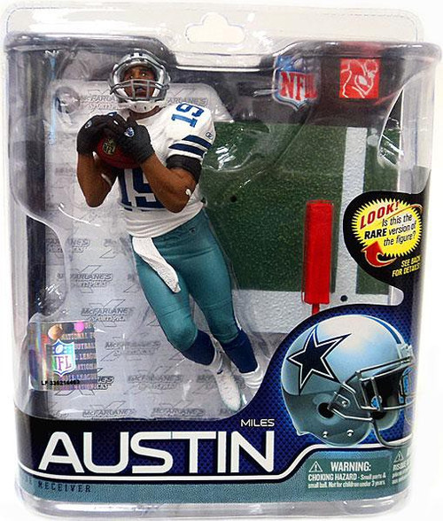 McFarlane Toys NFL Dallas Cowboys Sports Picks Series 27 Miles Austin Action Figure 19 Jersey 19 McFarlane Toys NFL Dallas Cowboys Sports Picks Series 27 Miles Austin Action Figure 19 Jersey 19