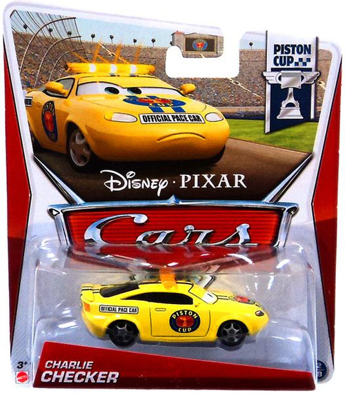 Disney Cars Series 3 Charlie Checker 155 Diecast Car Mattel Toys - ToyWiz