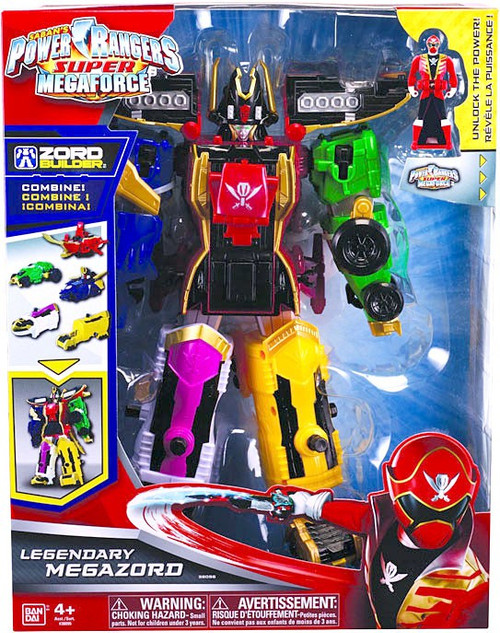 Power Rangers Super Megaforce Deluxe Legendary Megazord Action Figure ...