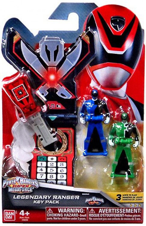 Power Rangers Super Megaforce Legendary Ranger Key Pack 