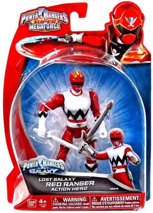 Power Rangers Super Megaforce Red Ranger Action Figure Lost Galaxy ...