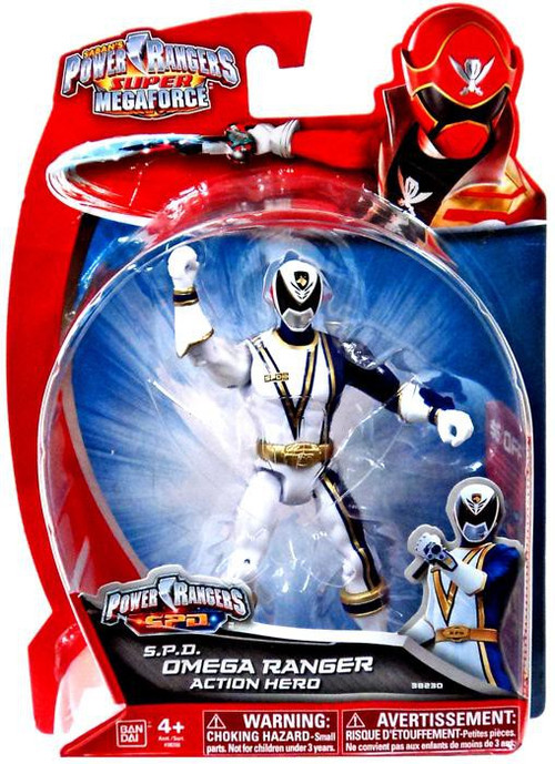 Power Rangers Super Megaforce S.P.D. Omega Ranger Action Figure Bandai ...