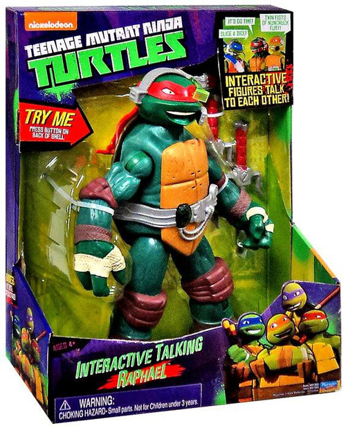 Teenage Mutant Ninja Turtles Nickelodeon Interactive Talking Raphael 11 ...