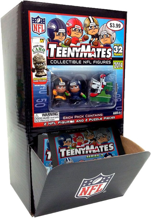 NFL TeenyMates Series 3 Wide Receivers Mystery Box 32 Packs Party ...