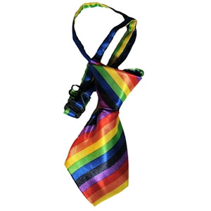 Mini Rainbow Pet Tie (Dogs / Cats) - LGBT Gay and Lesbian Pride Pet Accessories