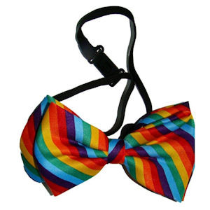 Gay Pride Rainbow Bow Tie - Lgbt Gay And Lesbian Pride Apparel