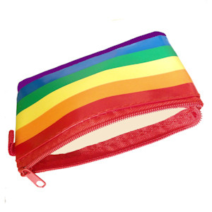 Gay Rainbow Change Purse / Coin Wallet - Lgbt Gay And Lesbian Gifts & Merchandise