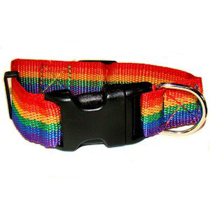 Gay Pride Rainbow Pet Collar (dogs / Cats) - Lgbt Gay And Lesbian Pride Pet Accessories